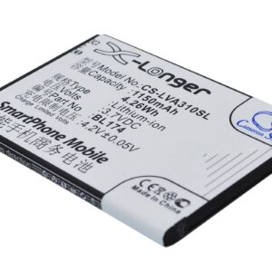 Lenovo A30t BL174 Mobile/SmartPhone Replacement Battery 1150mAh