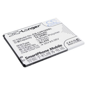 Lenovo K32C36 Lemon 3 BL259 Mobile/SmartPhone Replacement Battery 3.8V 2700mAh