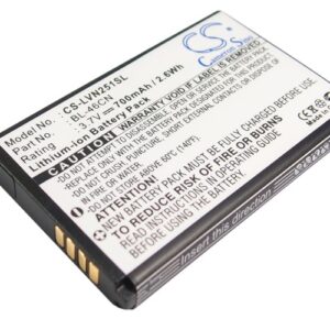 BL-46CN LG Replacement Battery 3.7V 700mAh