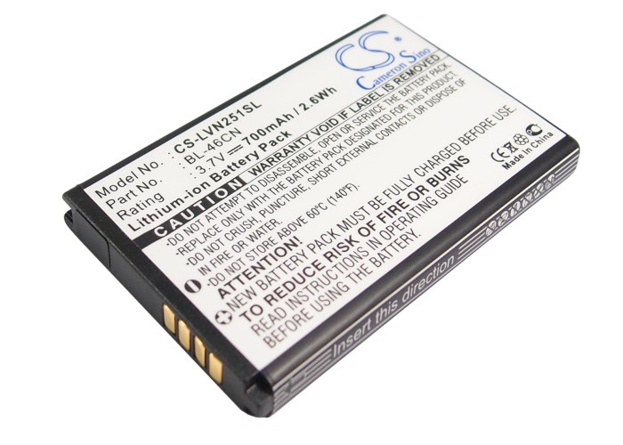 BL-46CN LG Replacement Battery 3.7V 700mAh