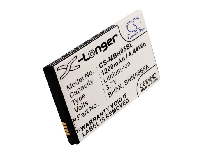 BH5X BATTERY Motorola Replacement Battery 3.7V 1200mAh