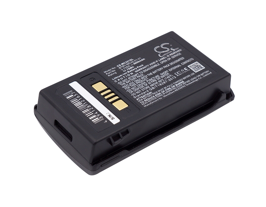 Motorola MC3200 MC32N0 Zebra MC3200 Replacement Battery 3.7V 4800mAh