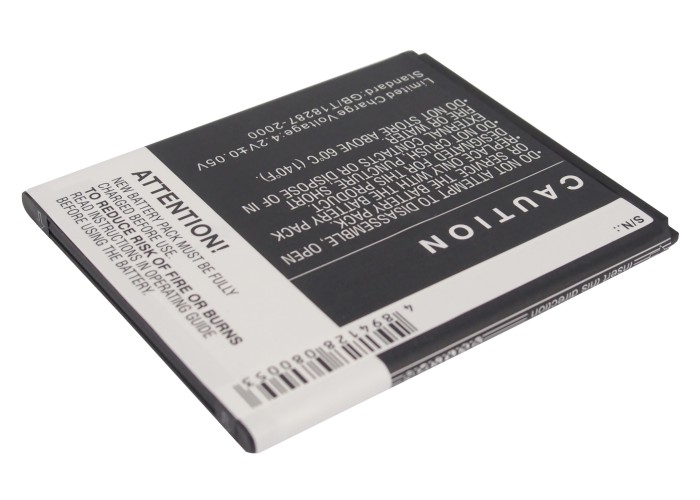Fly IQ 451 Vista Replacement Battery 3.7V 1700mAh
