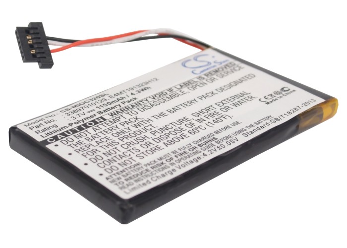 Mitac Mio C320 Mio C323 Replacement Battery 3.7V 1150mAh