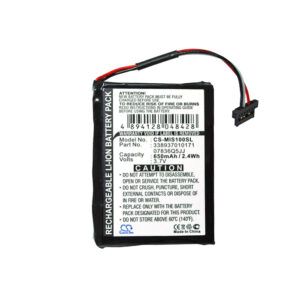 Navman Spirit S100 Replacement Battery 3.7V 650mAh
