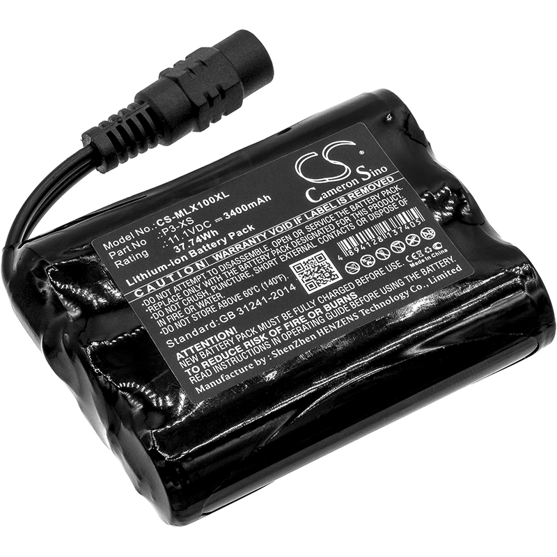 Minelab Sovereign XS P3-XS Replacement Battery 3400mAh