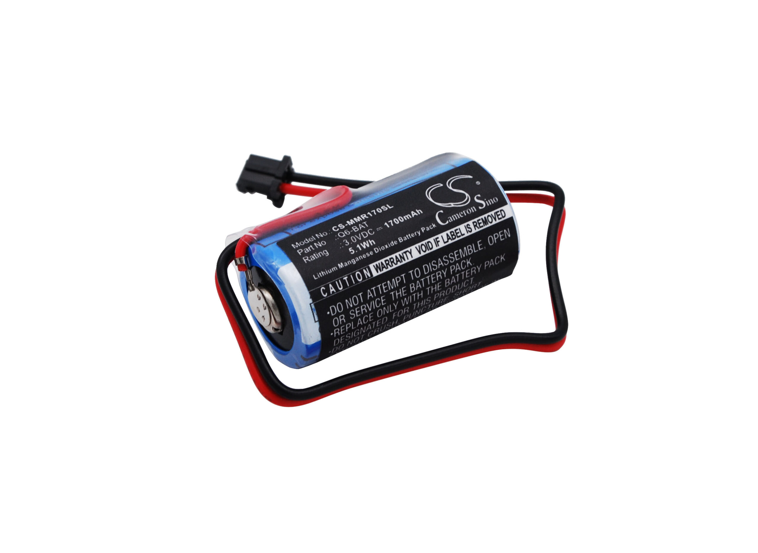 Mitsubishi MELSEC Q Q02CPU Replacement Battery 3V 1700mAh