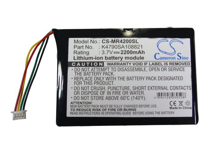 Magellan Maestro 4200 Replacement Battery 3.7V 2200mAh