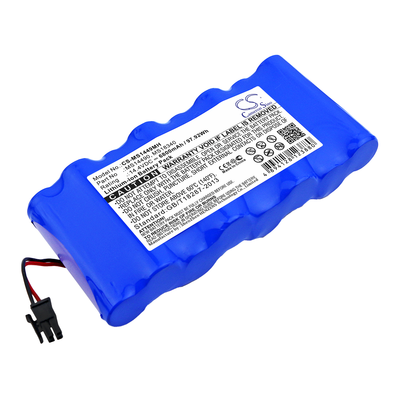 Critikon Systems Dinamap Plus 8710 Medical Replacement Battery 6800mAh