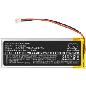 Midland BT MESH BTNEXT Pro BTX1 Pro BTX2 Pro Replacement Battery 3.7V 750mAh