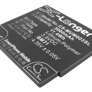 Xiaomi 3 M3 Mi3 BM31 Replacement Battery 3.8V 3000mAh