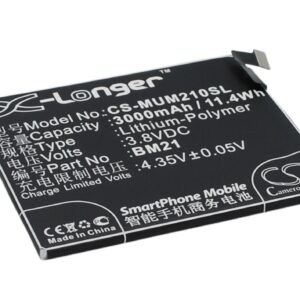 Xiaomi Libra Mi Note BM21 Replacement Battery 3.8V 3000mAh