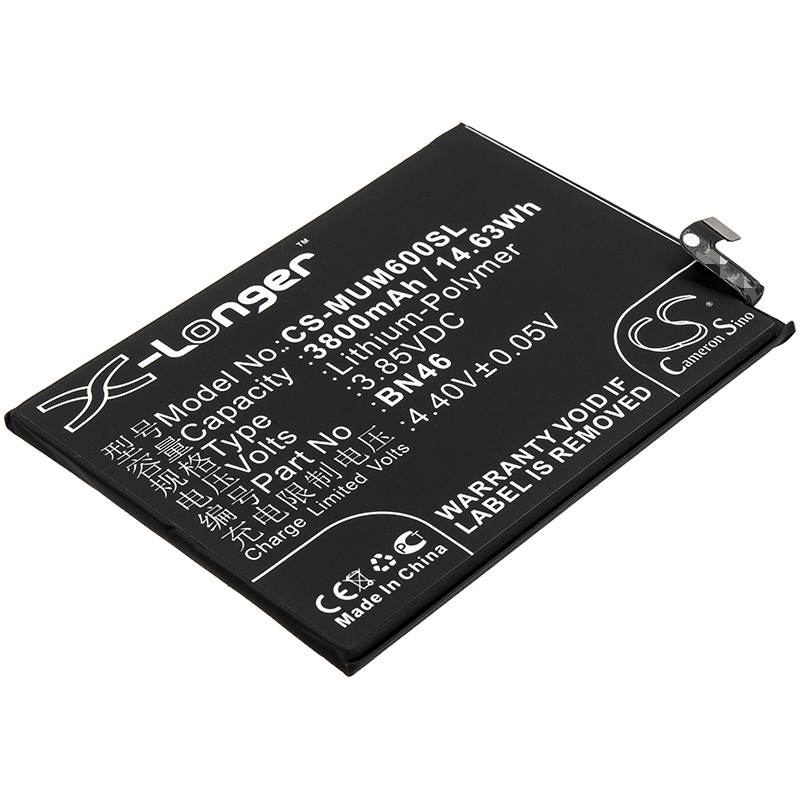 Redmi M1810F6LG M1810F6LH Replacement Battery 3.85V 3800mAh