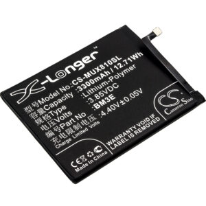 Xiaomi Dipper M1803E1A M1803E1C M1803E1T M1808D Replacement Battery 3300mAh