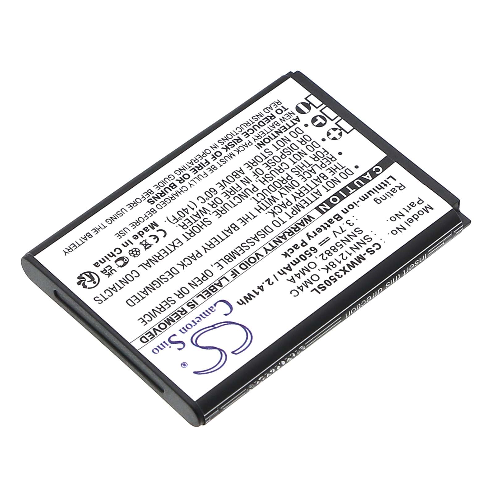 Motorola EX210 EX211 Gleam Replacement Battery 3.7V 650mAh