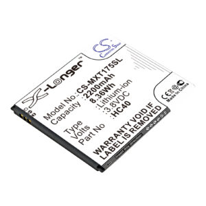 Motorola M2998 M2C63 Moto C Moto C Dual SIM Replacement Battery 2200mAh