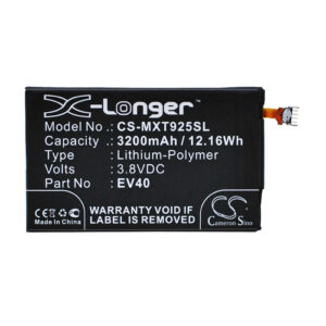 Motorola Droid Razr HD Droid Razr MAXX HD XT926 Replacement Battery 3200mAh