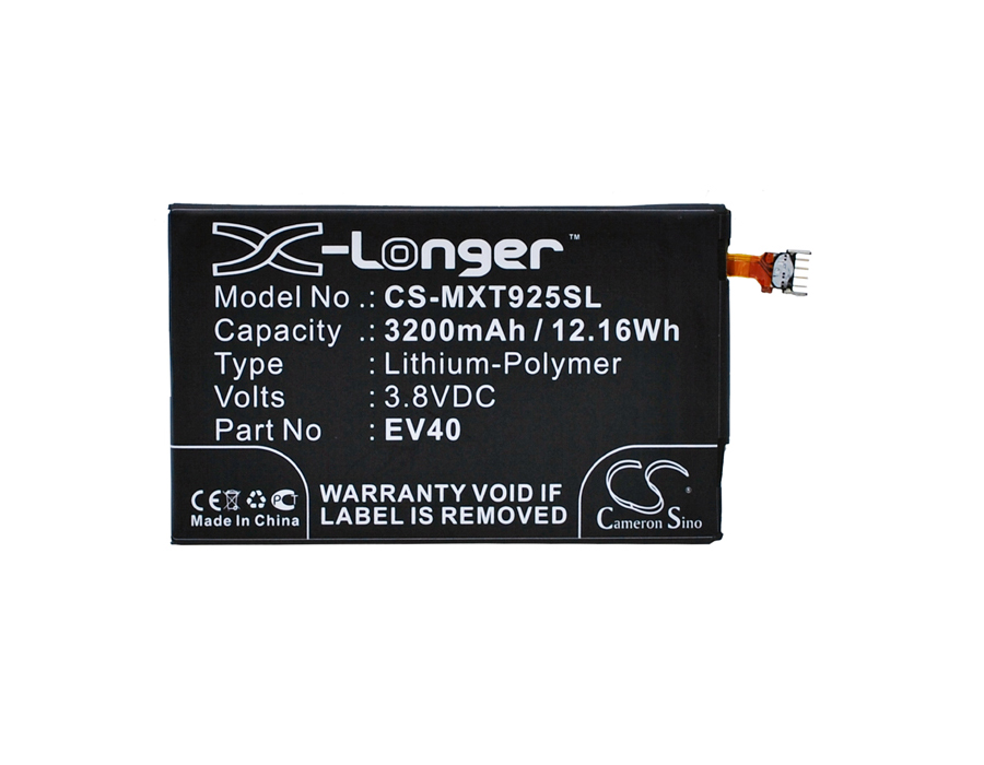 Motorola Droid Razr HD Replacement Battery 3.8V 3200mAh