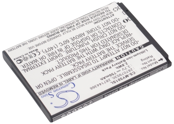 Sagem MY150x MY200v my200X Replacement Battery 3.7V 750mAh