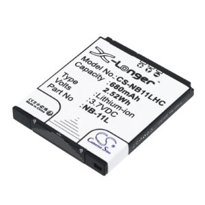 NB-11LH BATTERY Canon Replacement Battery 3.7V 680mAh