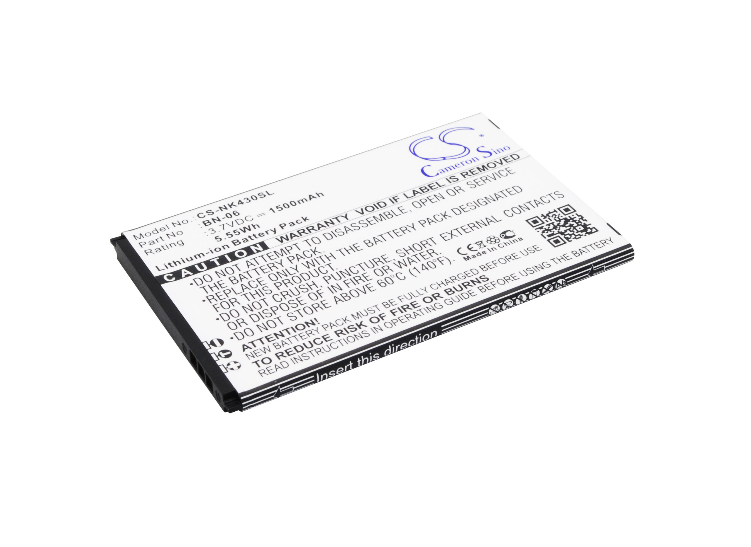 Nokia Lumia 430 BN-06 Replacement Battery 3.7V 1500mAh