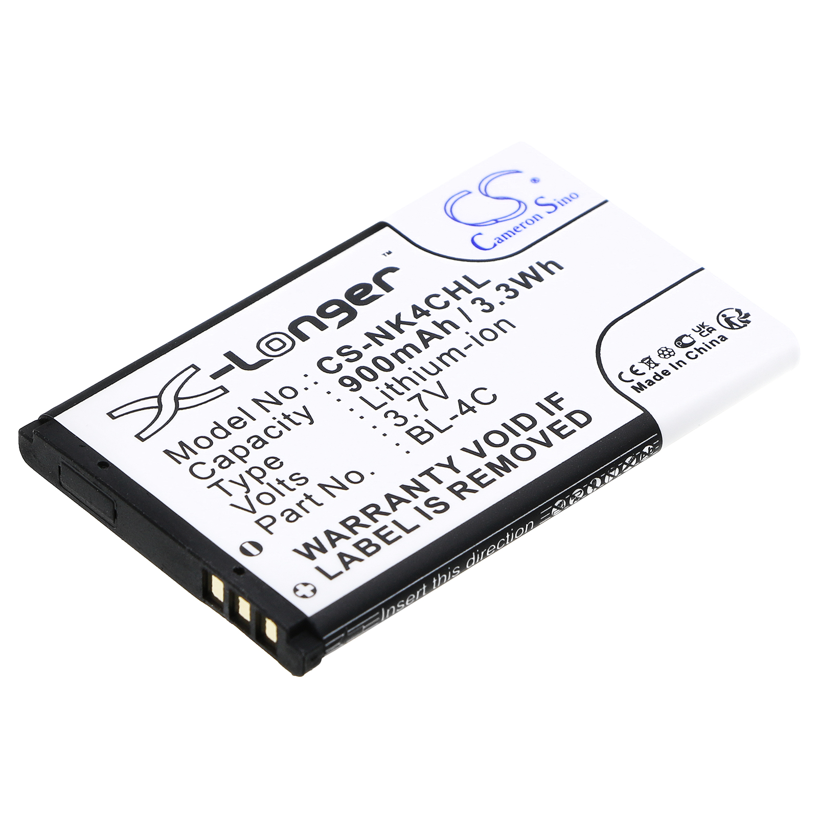 BBK i267 i508 i509 i518 i531 Replacement Battery 3.7V 900mAh