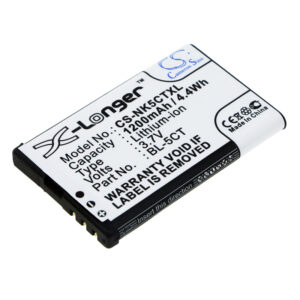 Nokia 5220 5630 XpressMusic 6303 Replacement Battery 3.7V 1200mAh
