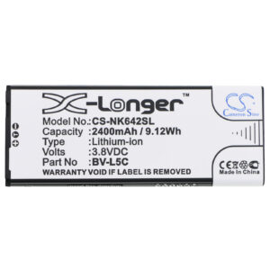 Microsoft Lumia 640 Dual SIM Lumia 640 LTE Replacement Battery 2400mAh