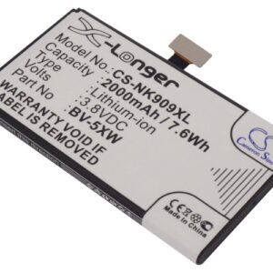 Microsoft Lumia 1020 Lumia 909 Nokia Lumia 1020 Replacement Battery 2000mAh
