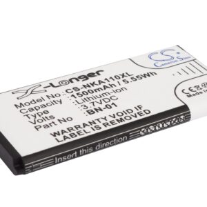 Nokia A110 Normandy RM-1053 Replacement Battery 3.7V 1500mAh