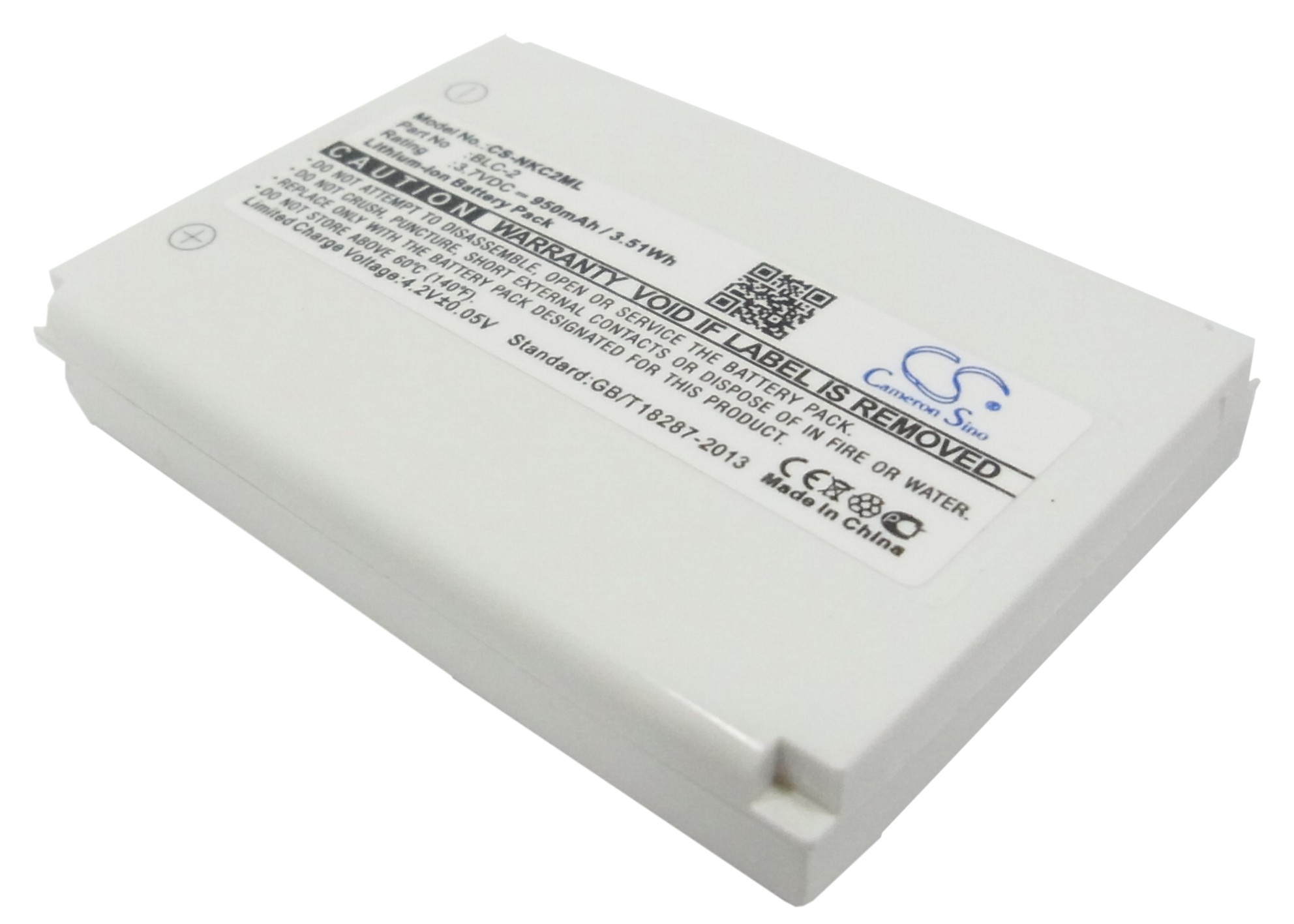 Nokia 1220 1221 1260 1261 2260 3310 3315 3330 3350 Replacement Battery 950mAh