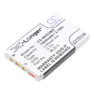 Nokia 2100 3200 3205 3205i 3300 6200 6220 6225 Replacement Battery 1000mAh