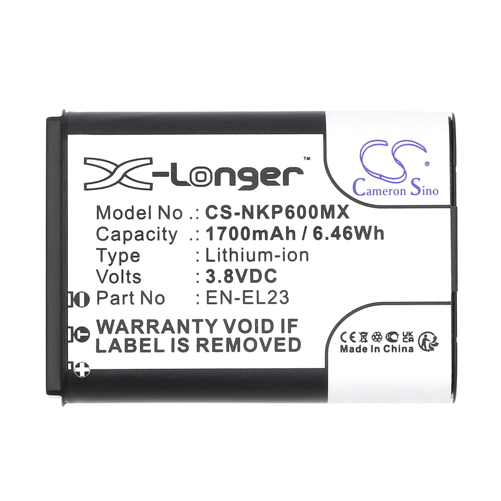 NIKON COOLPIX P610 BATTERY Replacement Battery 3.8V 1700mAh