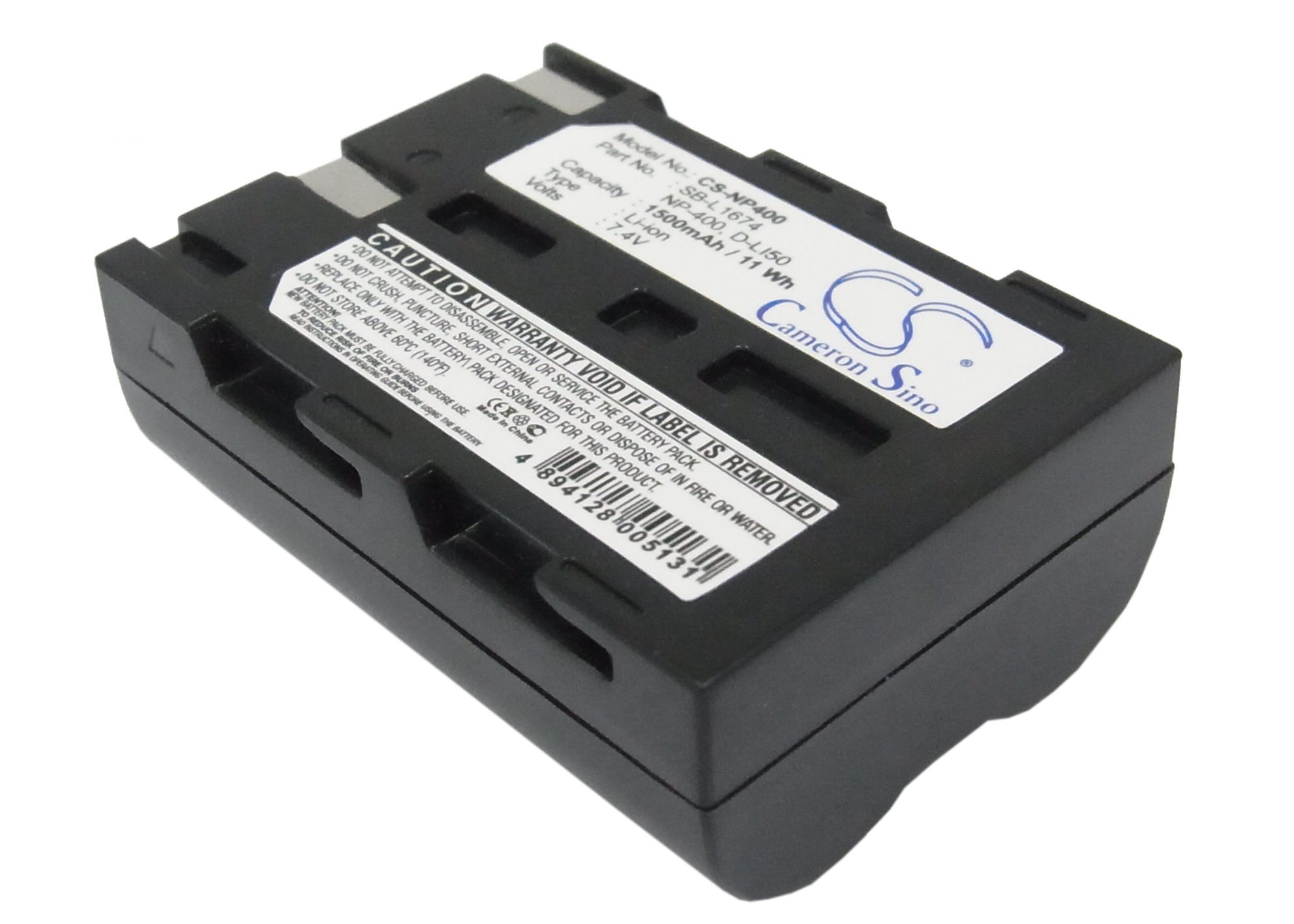 MINOLTA NP 400 BATTERY Replacement Battery 7.4V 1500mAh