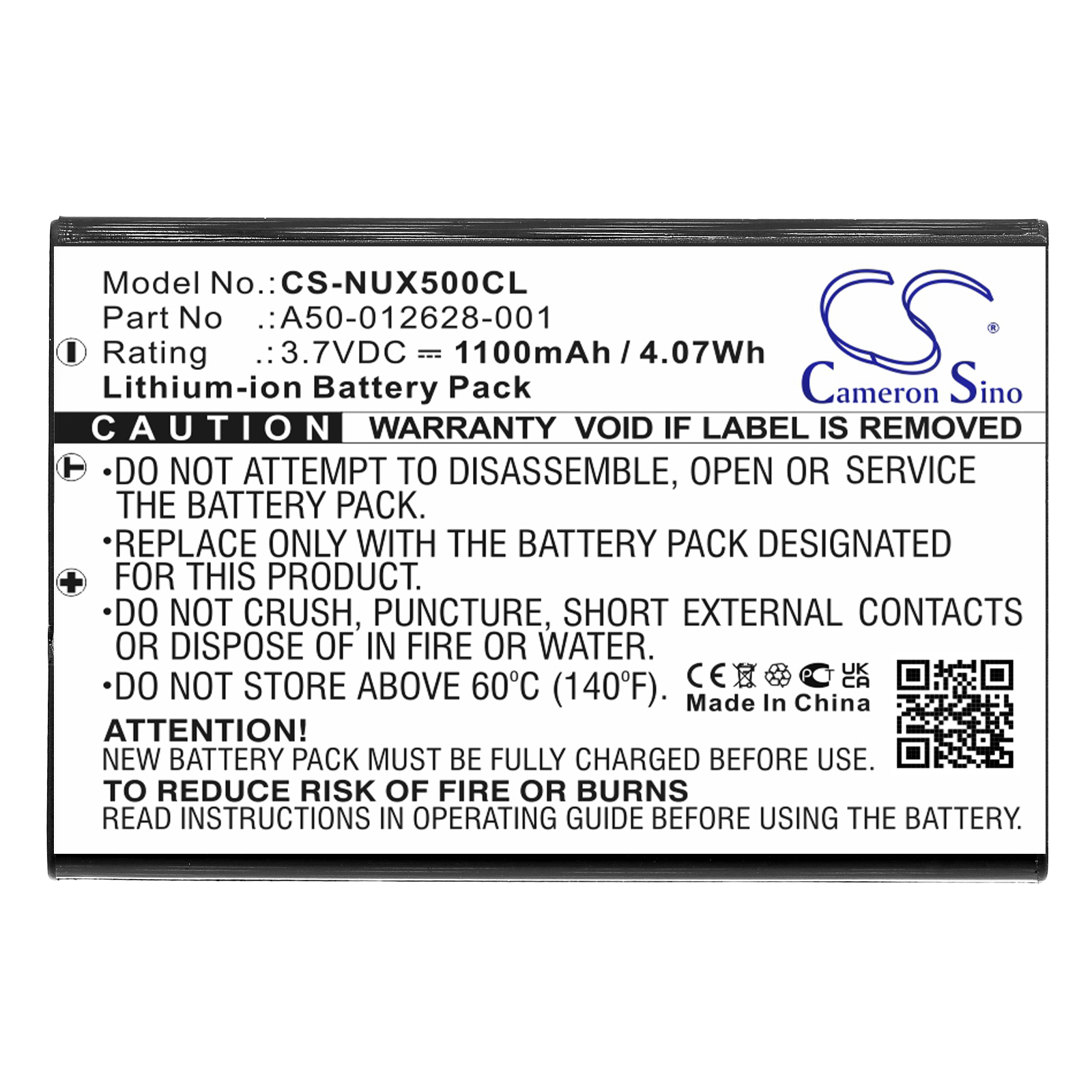 NEC 0910052 0910092 DT330 DTL-12BT-1 UX5000 DG-12e Replacement Battery 1100mAh