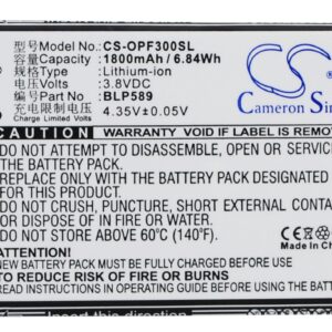 OPPO 3000 3005 3007 A11 A11 Dual SIM TD-LTE A11t Replacement Battery 1800mAh