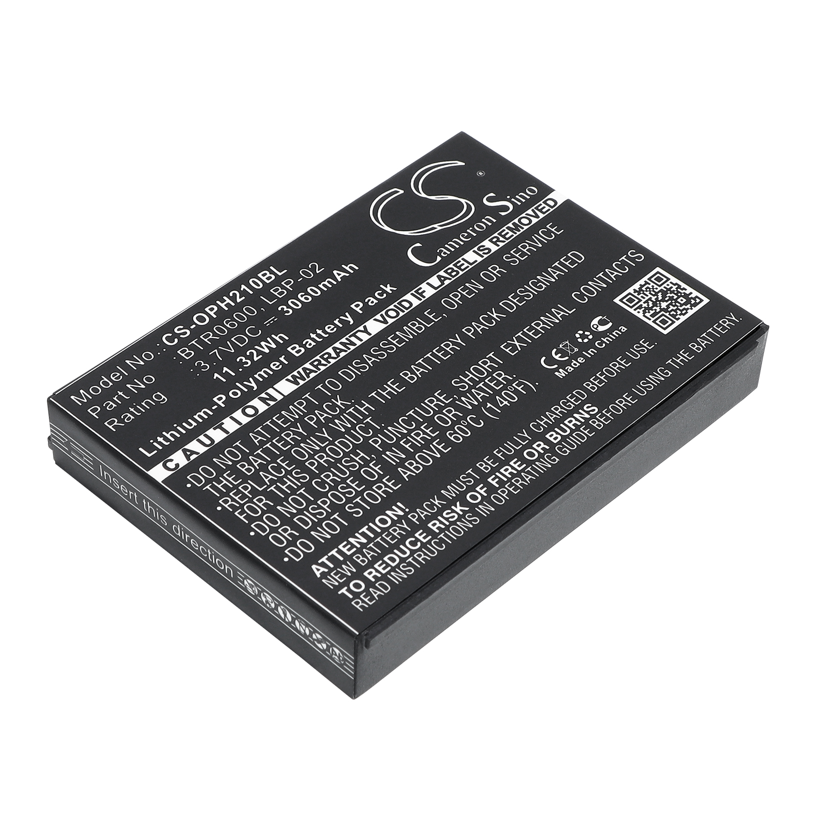 Opticon H-25 H-25 1D H-25 2D H21 H21 1D Replacement Battery 3060mAh