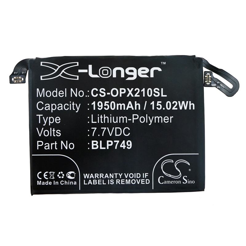 BLP749 OPPO Relme X2 Pro RMX1931 Replacement Battery 1950mAh