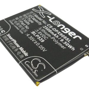OPPO Find 5 X909 X909t BLP539 Mobile/SmartPhone Replacement Battery 2500mAh