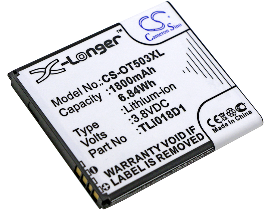 Alcatel One Touch Link Y858 Replacement Battery 3.8V 1800mAh