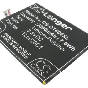 Alcatel 6039S-2AALUS7 One Touch Idol 2 Replacement Battery 2000mAh
