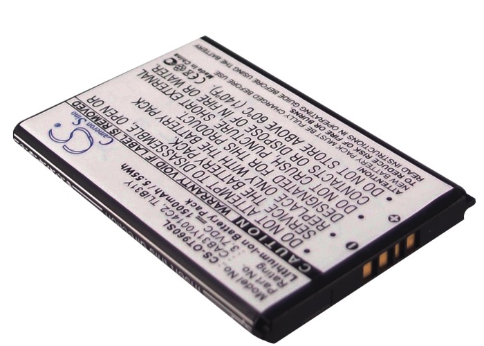 Alcatel AUTHORITY One Touch 955 One Touch 960 Replacement Battery 1500mAh