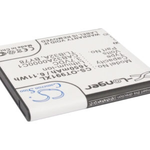 Alcatel One Touch 6010 Replacement Battery 3.7V 1650mAh