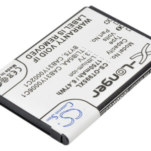 Alcatel One Touch 993D One Touch 995 OT-993D Replacement Battery 1750mAh