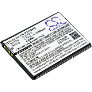 Alcatel 4052C 4052R Go Flip V One Touch Go Flip Replacement Battery 1200mAh