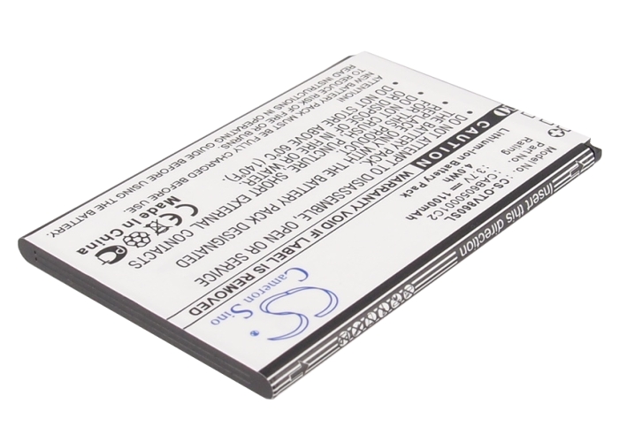 Alcatel OT-V860 Replacement Battery 3.7V 1100mAh
