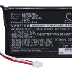 PHAROS Drive GPS 200 PDR200 TM523450 1S1P Replacement Battery 1200mAh