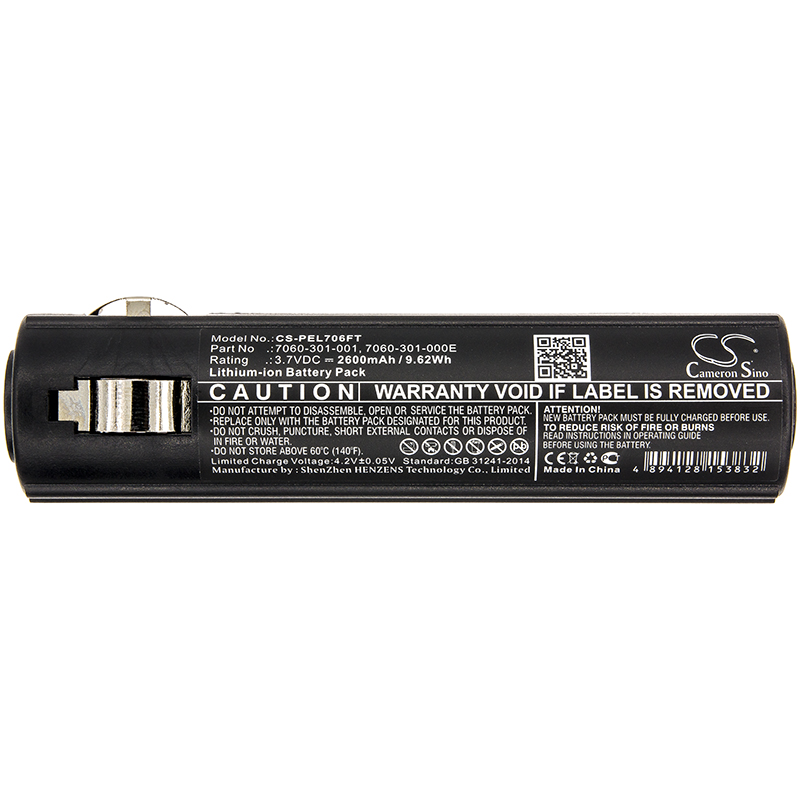 Pelican 7060 7069 Flashlight Replacement Battery 2600mAh