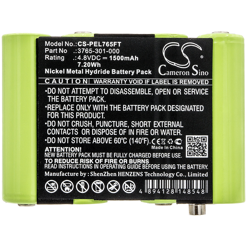 Pelican 3765-301-000 Flashlight Replacement Battery 1500mAh