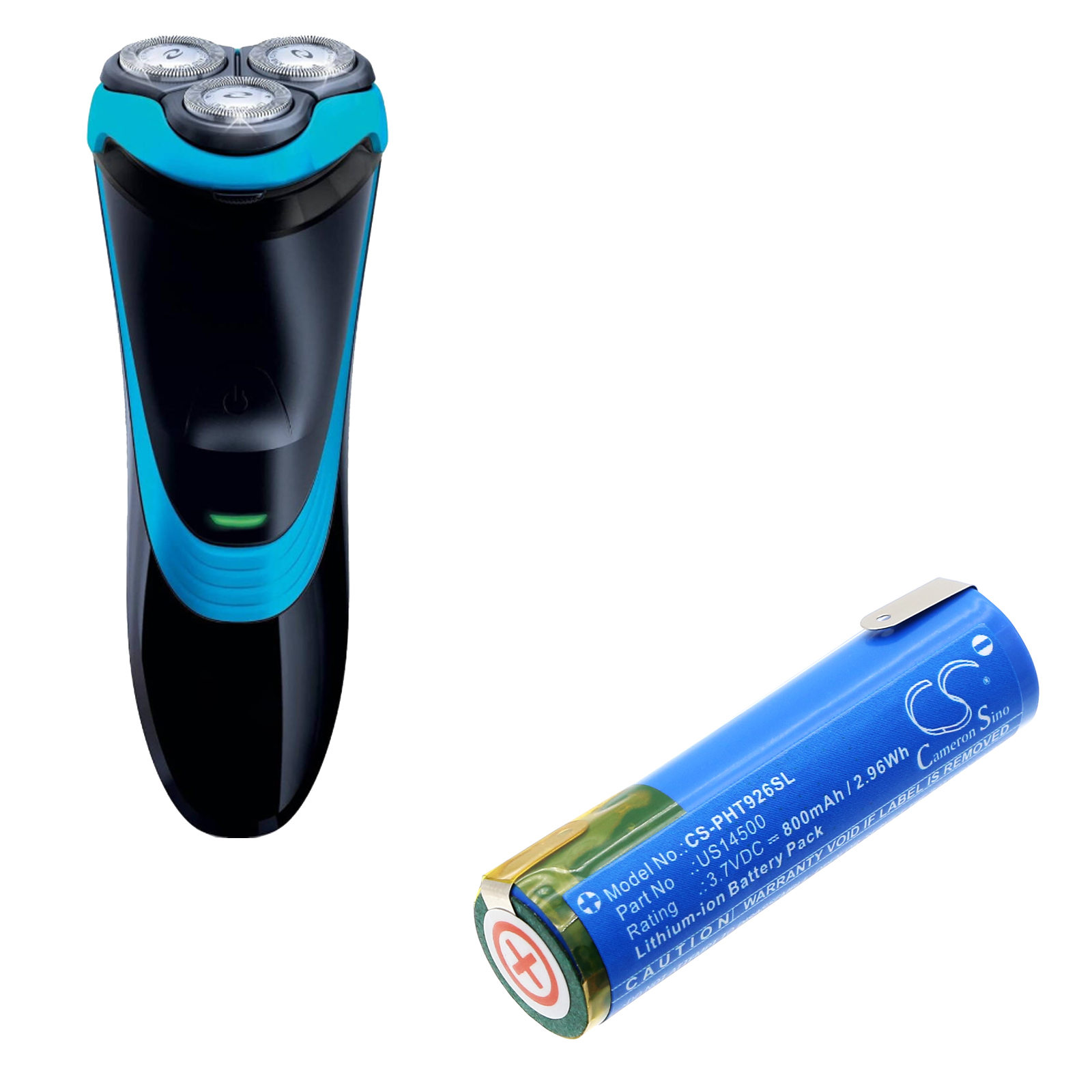 S7310 Philips Replacement Battery 3.7V 800mAh